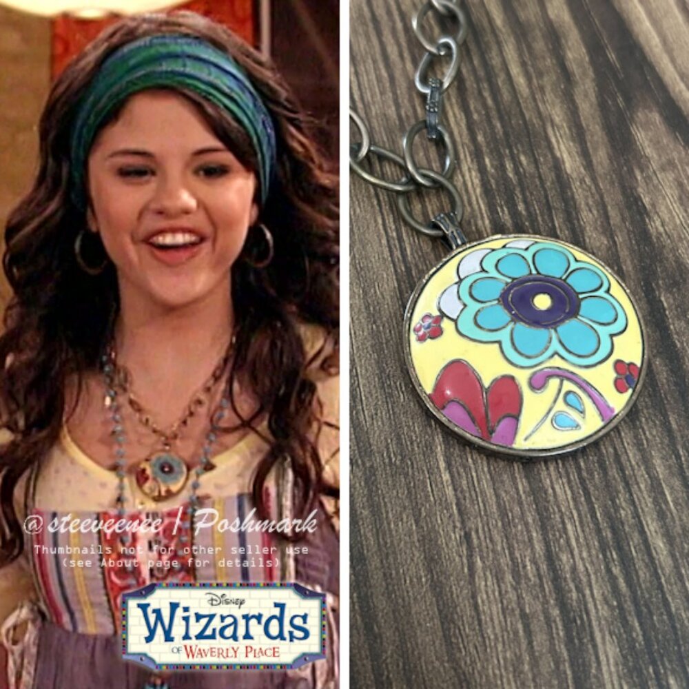 Large Flower Medallion Necklace ASO Alex Russo